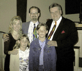 The White family with Chris Arnzen